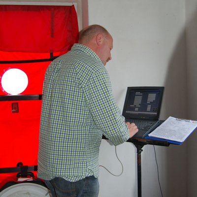 Blower-Door-Test