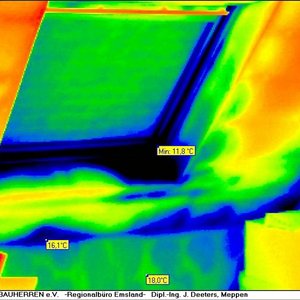 Thermografie-Dachflaechenfenster Thermografie