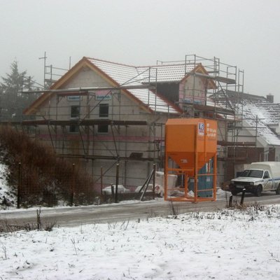 Winterbaustelle